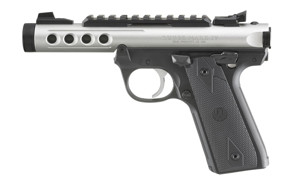 Ruger MK IV Lite Silver 22LR TB Lotus Gunworks of South Florida
